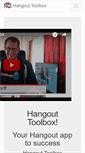 Mobile Screenshot of hangouttoolbox.com